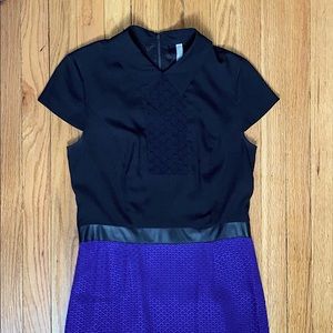 Professional Black Collared Dress